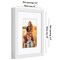 Americanflat Gallery-Style Picture Frame with Mat - Showcase Artwork, Prints, and Photos - Shatter Resistant Glass - Hanging Hardware with Drywall Anchor